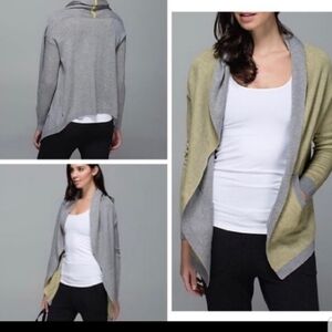 Lululemon Yogi Wrap  Reversible Cardigan size 8
